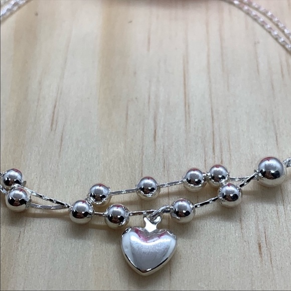 🌟 Dainty Anklet Chain Sterling Silver 925 - Picture 3 of 4